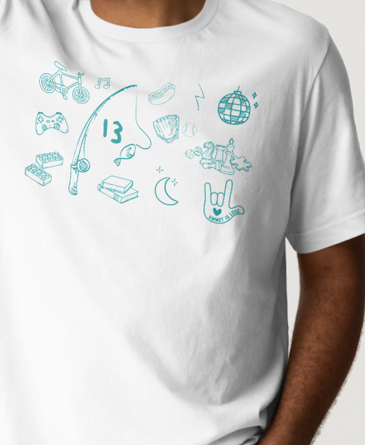 Emmet Is Love Off-White "Favorites" Graphic T-shirt