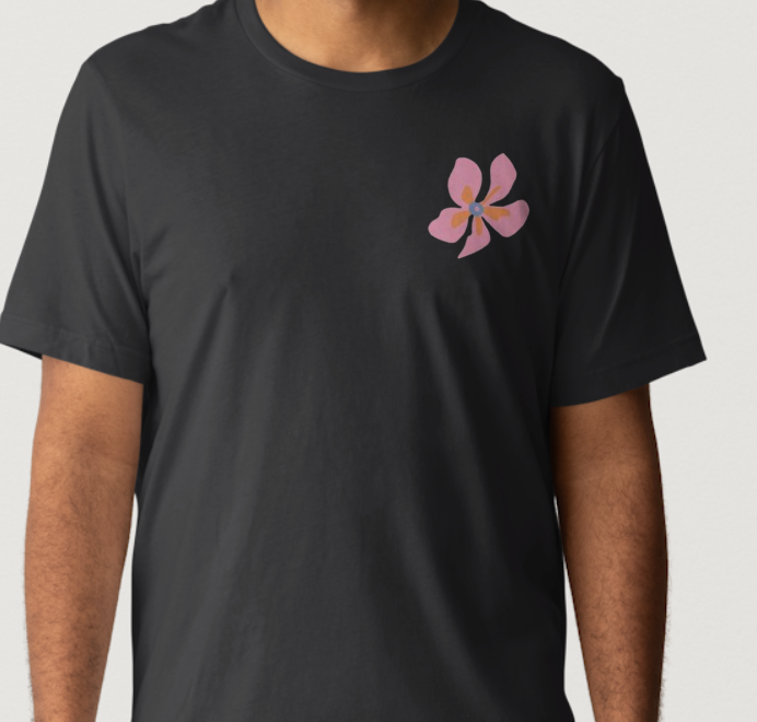 Emmet Is Love “Enough” Floral Graphic T-shirt