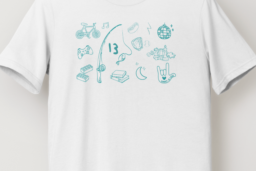 Emmet Is Love Off-White "Favorites" Graphic T-shirt