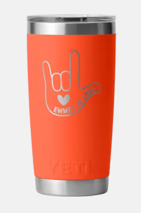 Emmet Is Love Yeti Rambler 20oz Tumbler - Limited Edition!